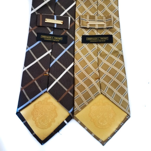 Donald J. Trump Other - Lot of 2 DONALD J. TRUMP Signature Collection Ties